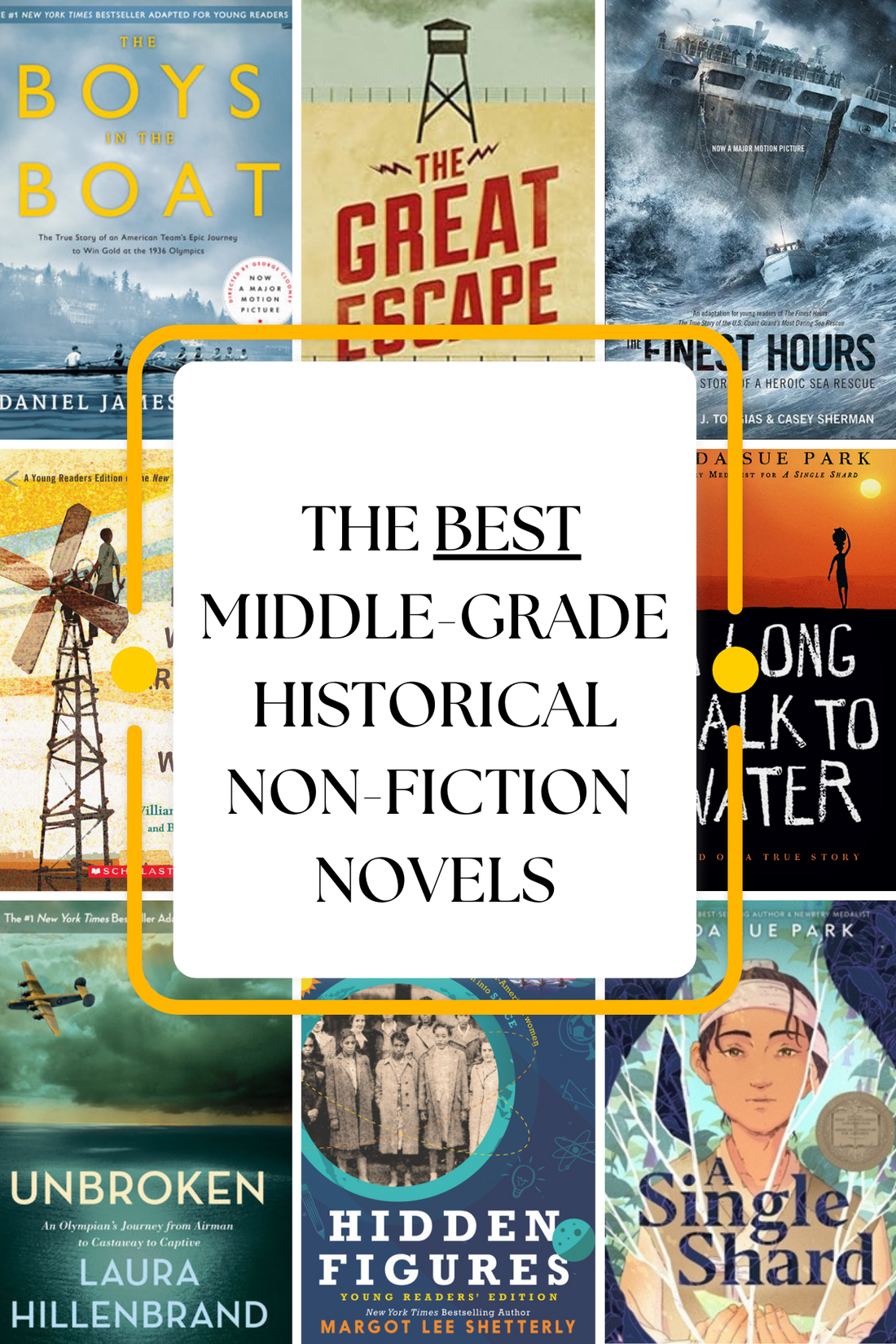 The BEST Middle Grade Historical Non-Fiction Novels